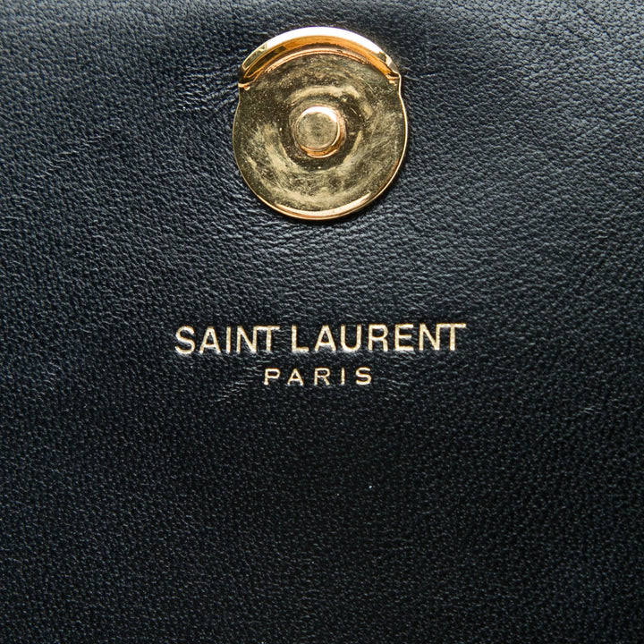 Saint Laurent Small Daim Monogram Kate Pompon Sac porté croisé
