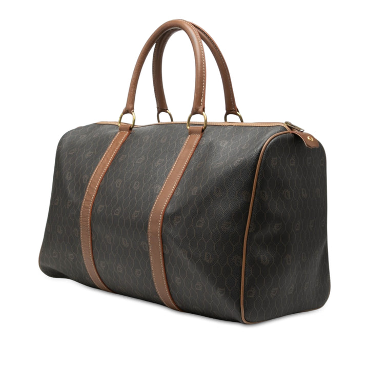 Honeycomb Boston Sac Toile enduite Noir
