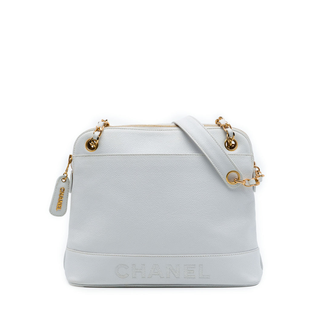 Chanel Caviar Logo Chain Sac bandoulière
