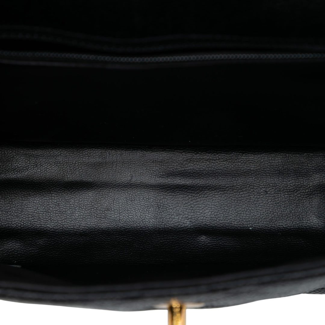 Chanel Mini CC Matelassé Caviar Envelope à rabat