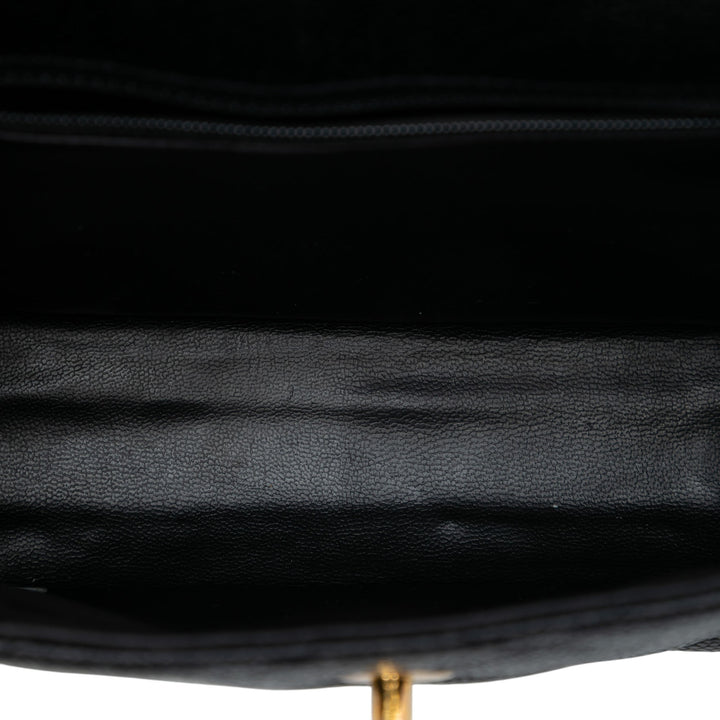 Chanel Mini CC Matelassé Caviar Envelope à rabat