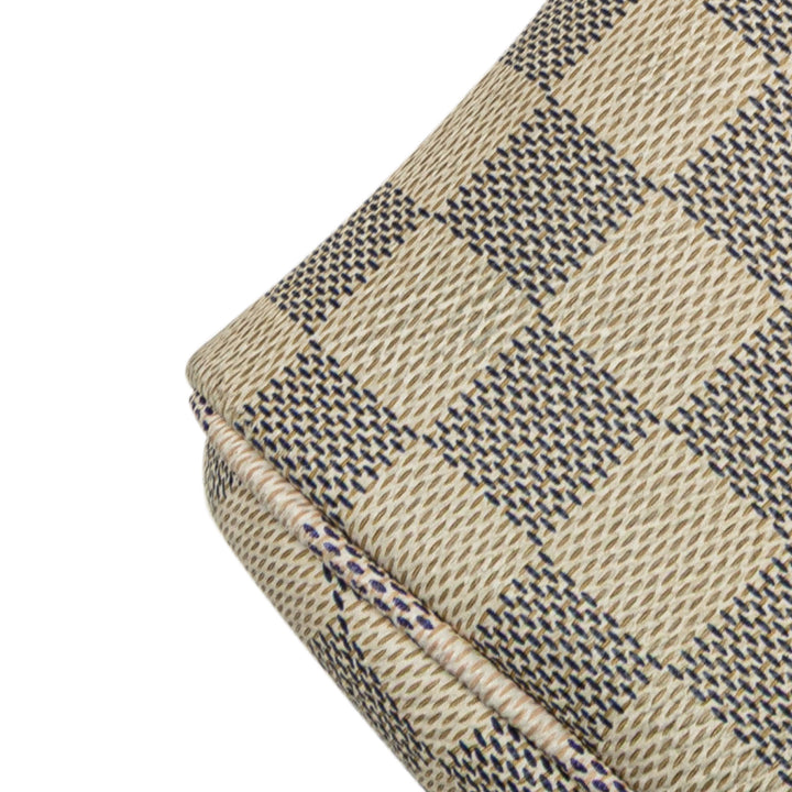 Damier Azur Favorite PM White - Gaby Paris