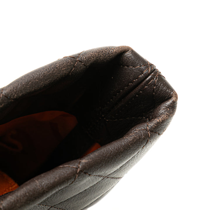 Medium Lambskin Cambon Ligne Tote Brown - Gaby Paris
