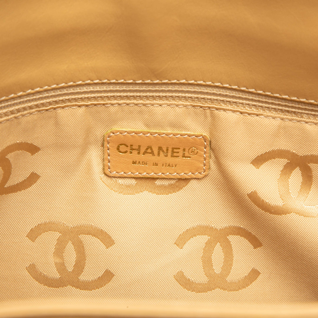 Chanel Large CC Cuir de veau Wild Stitch Cabas