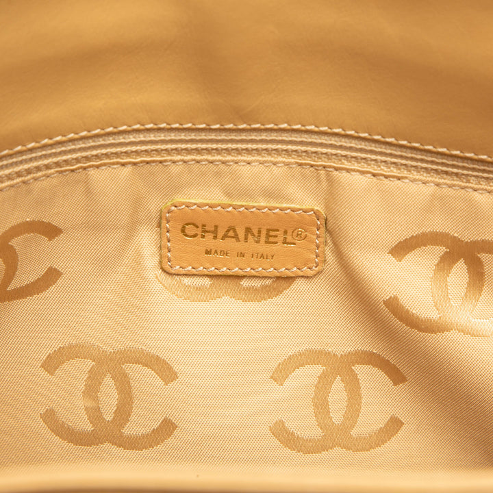 Chanel Large CC Cuir de veau Wild Stitch Cabas