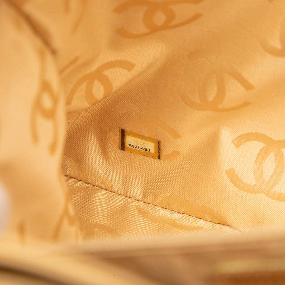 Chanel Large CC Cuir de veau Wild Stitch Cabas