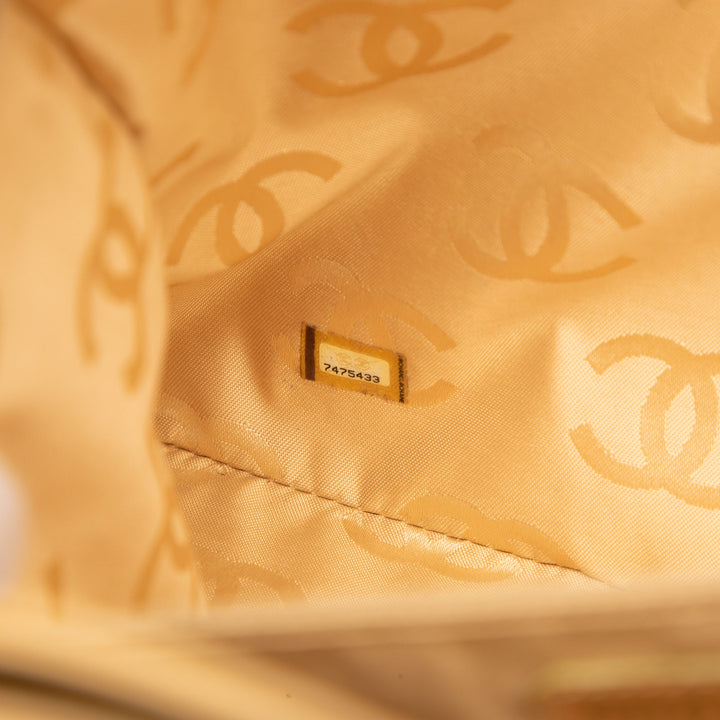 Chanel Large CC Cuir de veau Wild Stitch Cabas