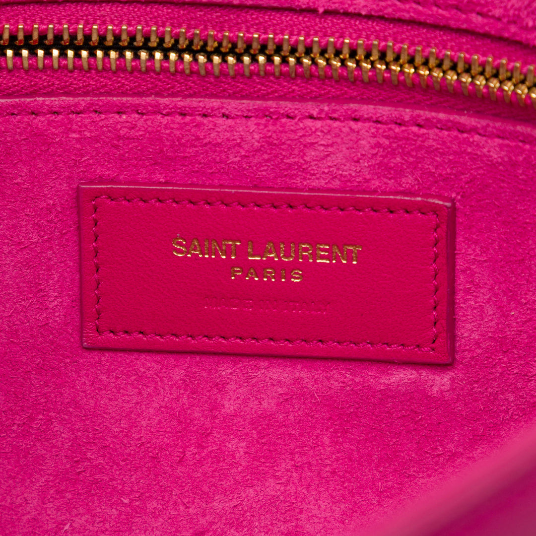 Saint Laurent Le 5 a 7 Cuir de veau lisse Rose