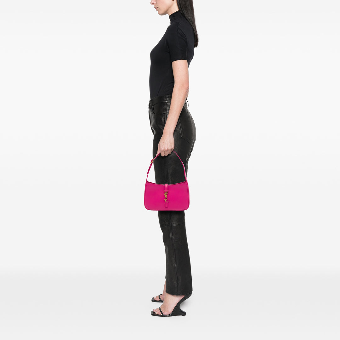 Saint Laurent Le 5 a 7 Cuir de veau lisse Rose