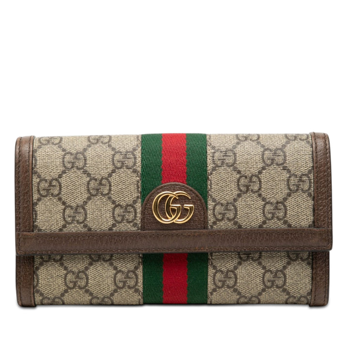 Gucci GG Supreme Web Ophidia Continental Portefeuille