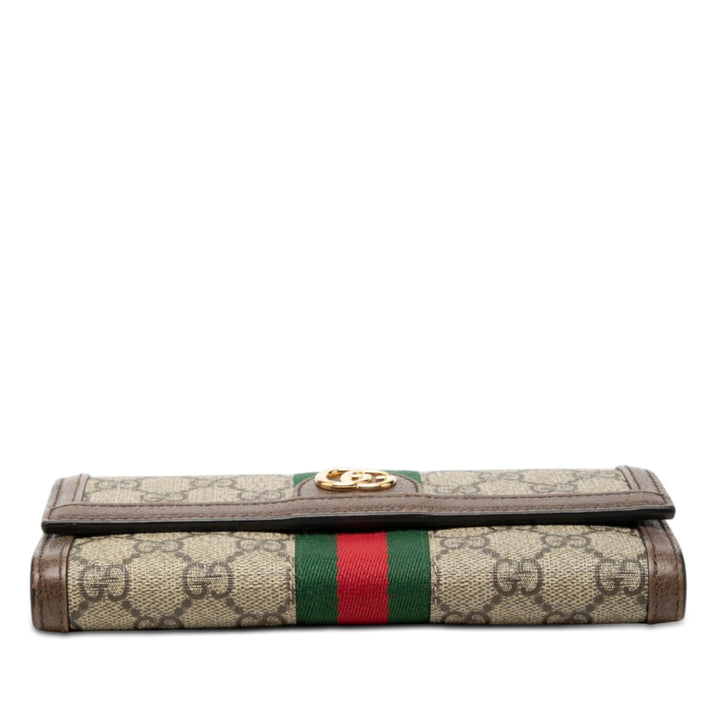 Gucci GG Supreme Web Ophidia Continental Portefeuille