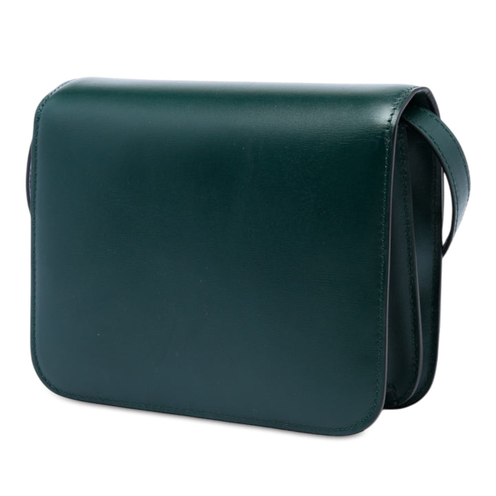Celine Classic Boîte Teen Cuir de veau Vert – vue 2 – GABY PARIS