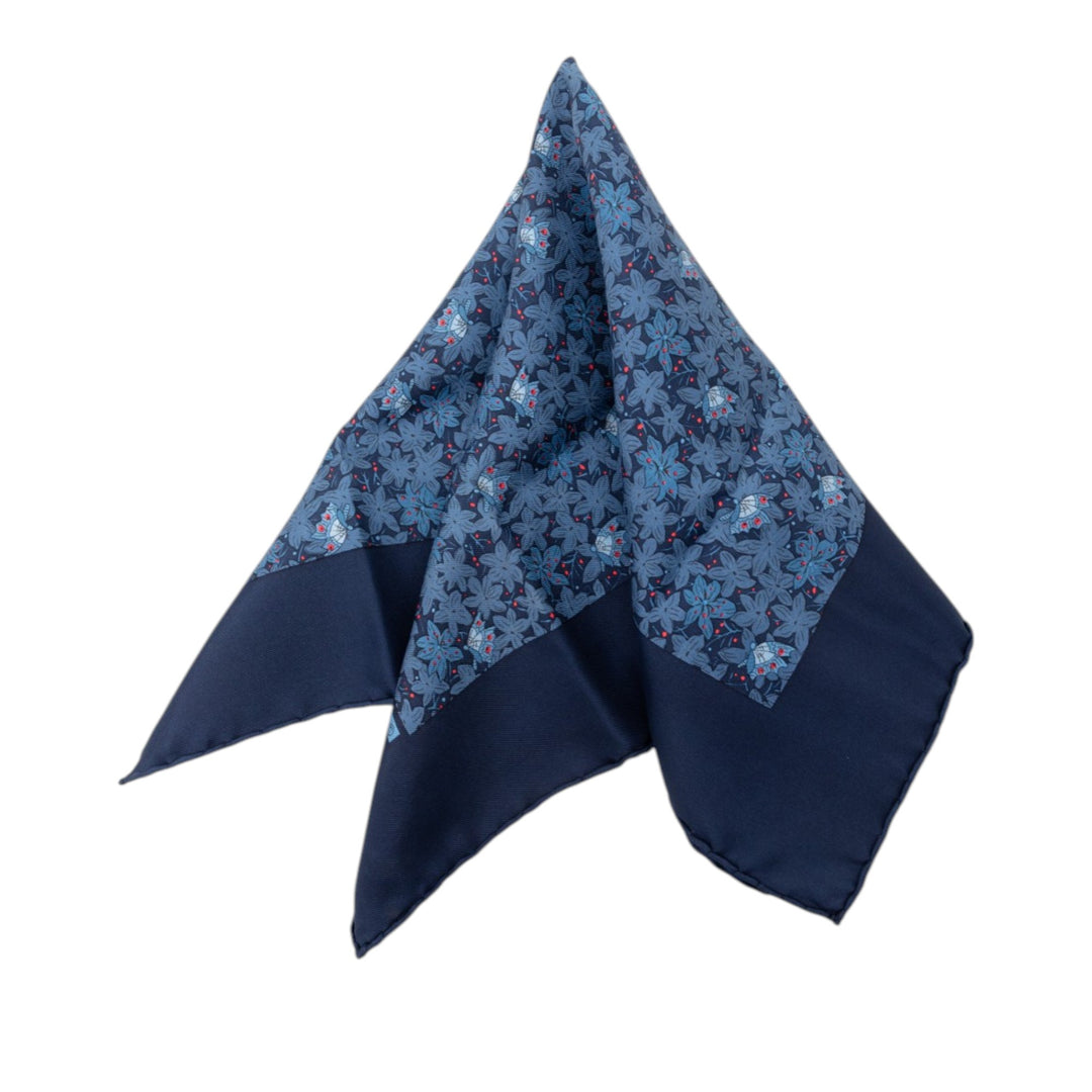 Hermès Flower et Butterfly Foulard 90 Soie