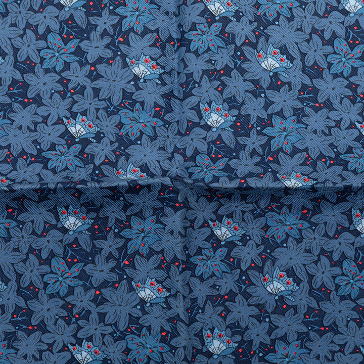 Hermès Flower et Butterfly Foulard 90 Soie