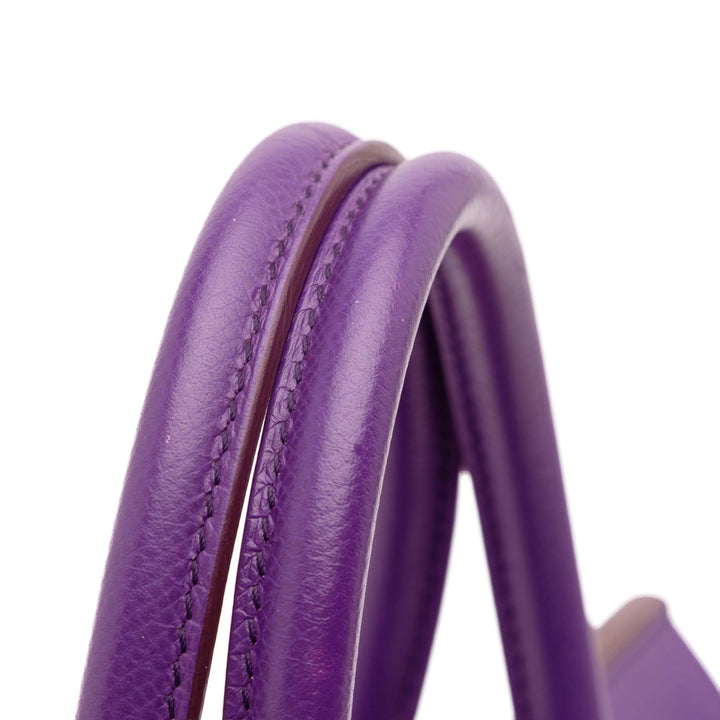 Epsom Birkin Retourne 30 Purple - Gaby Paris