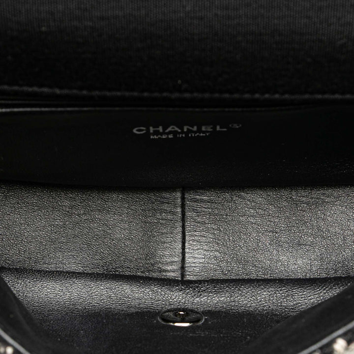 Chanel Medium Quilted Jersey and Tweed Chain Flap Noir – GABY PARIS Authentique