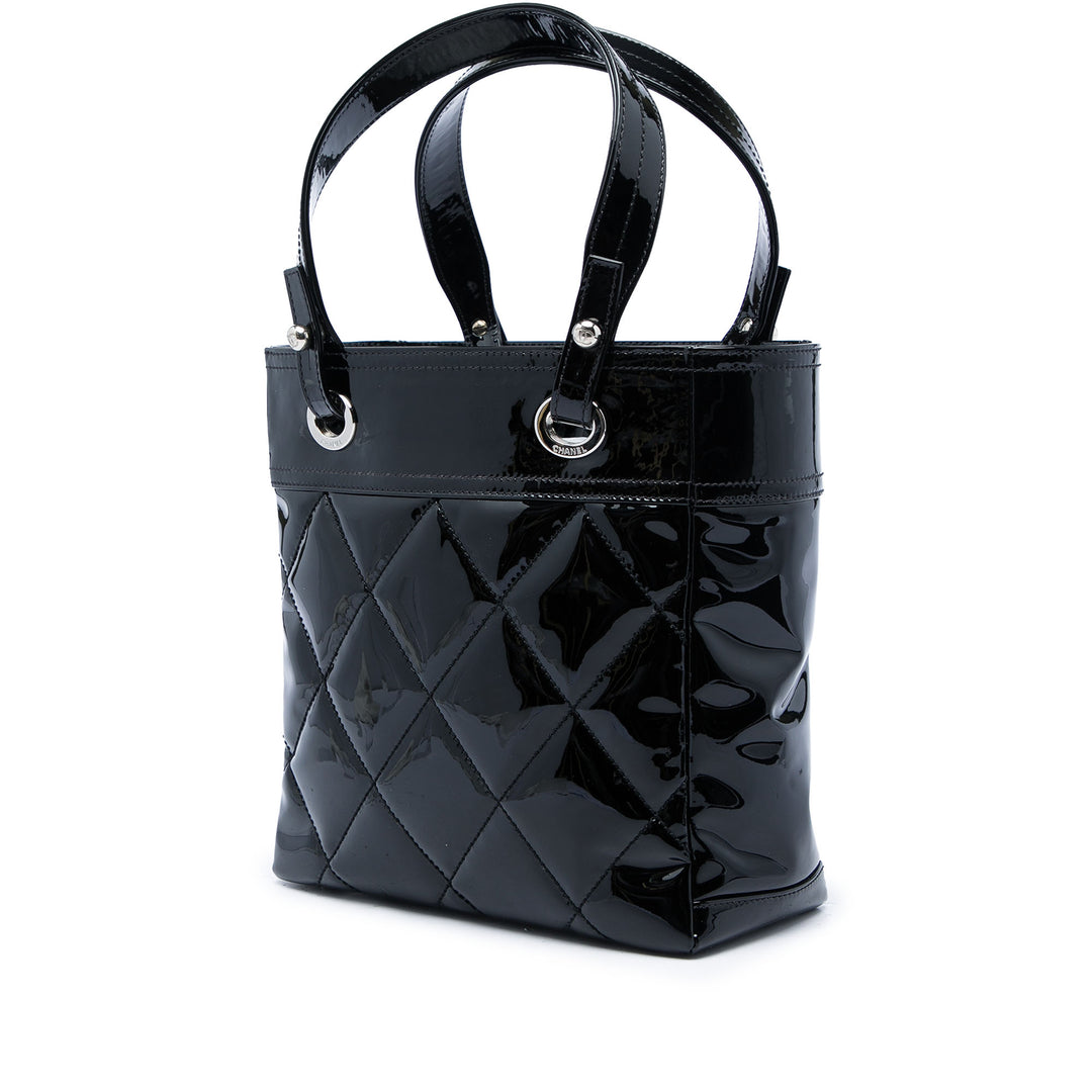 Chanel Matelassé Paris Biarritz Cabas Petit Noir – vue 2 – GABY PARIS