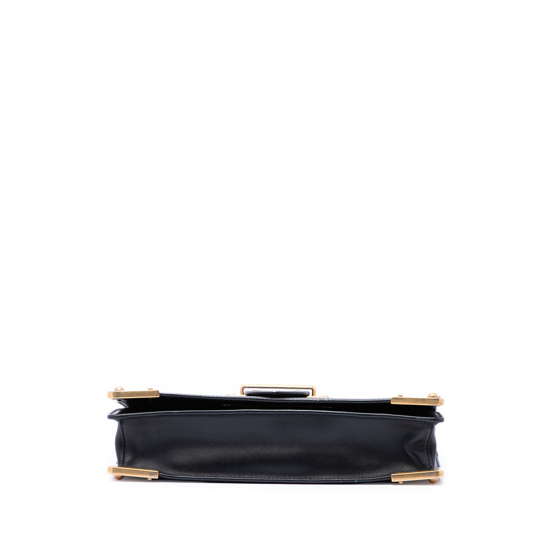 Prada City Veau et Saffiano Cahier Chain Pochette