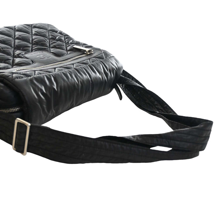 Matelassé Coco Cocoon Sac Messenger Petit Noir