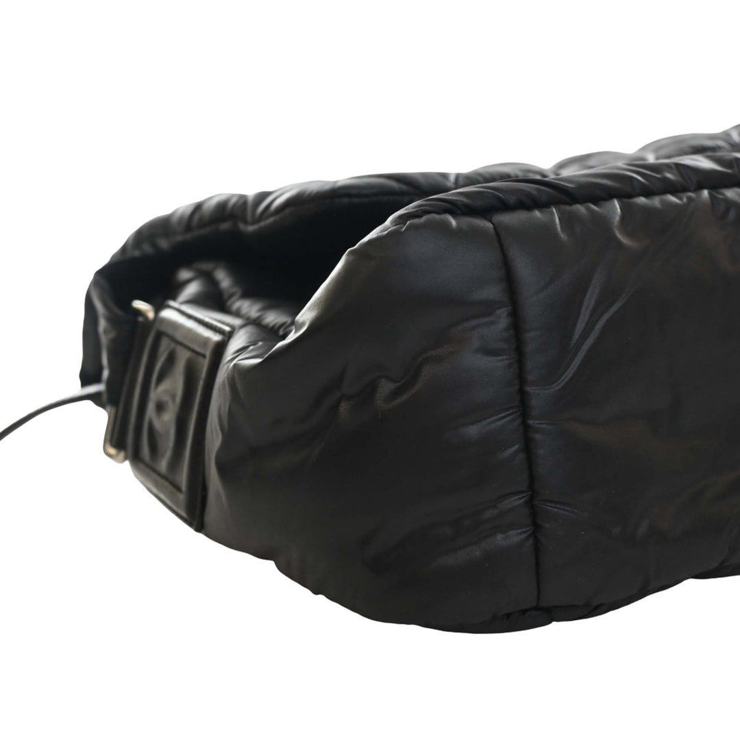 Matelassé Coco Cocoon Sac Messenger Petit Noir