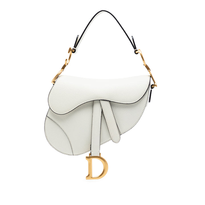 Dior Mini Cuir de veau grainé Saddle Sac