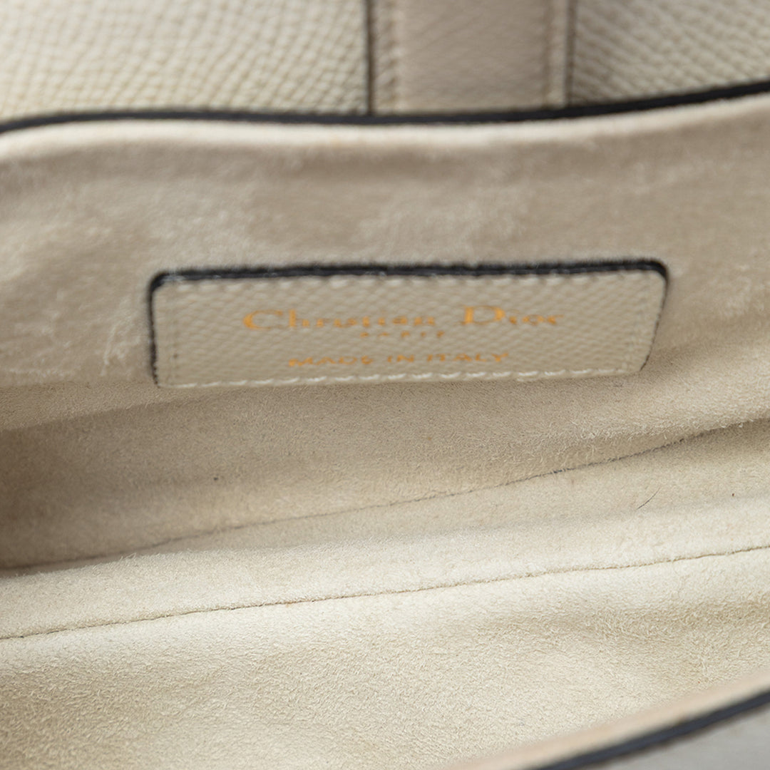 Dior Mini Cuir de veau grainé Saddle Sac