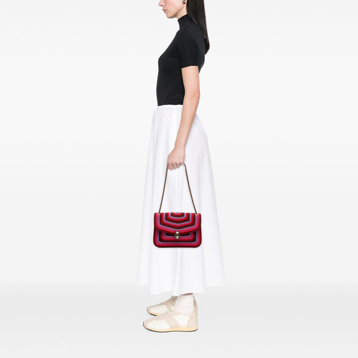 Bvlgari Sac porté épaule Polyester Serpenti Forever Kaleidoscopia Rose – vue 6 – GABY PARIS