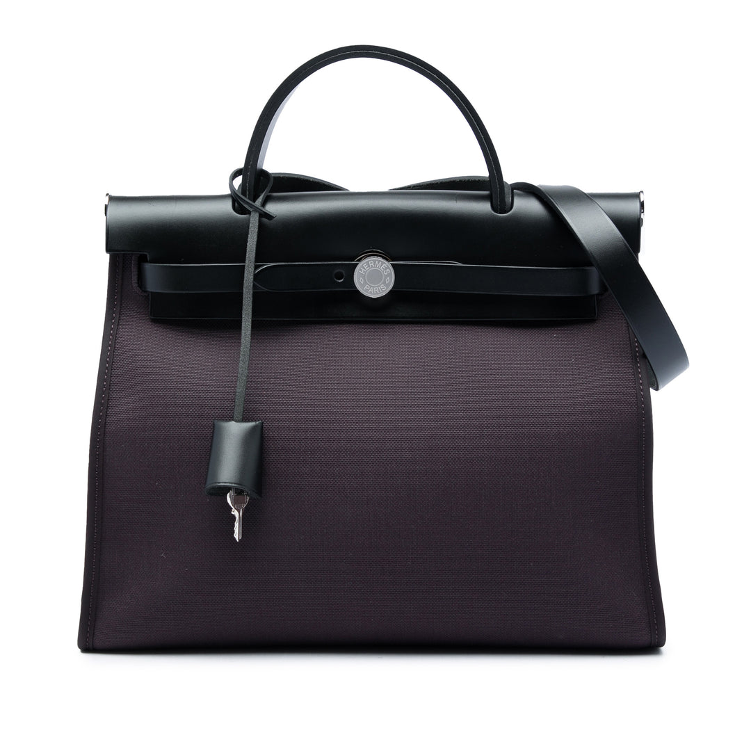 Hermès H Berline Herbag Zippé 31 Violet