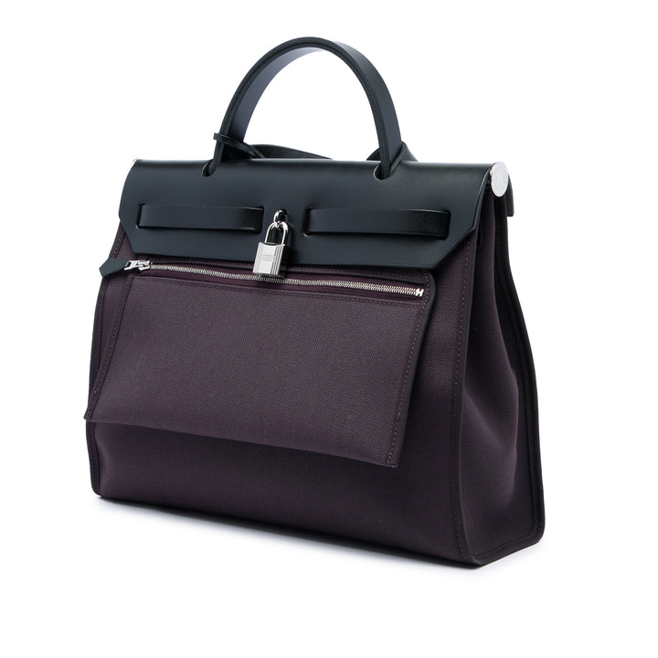 Hermès H Berline Herbag Zippé 31 Violet
