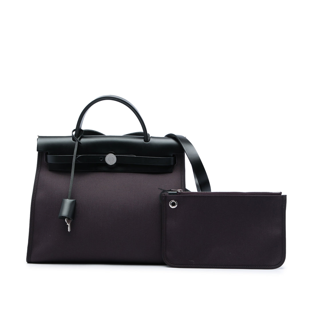Hermès H Berline Herbag Zippé 31 Violet
