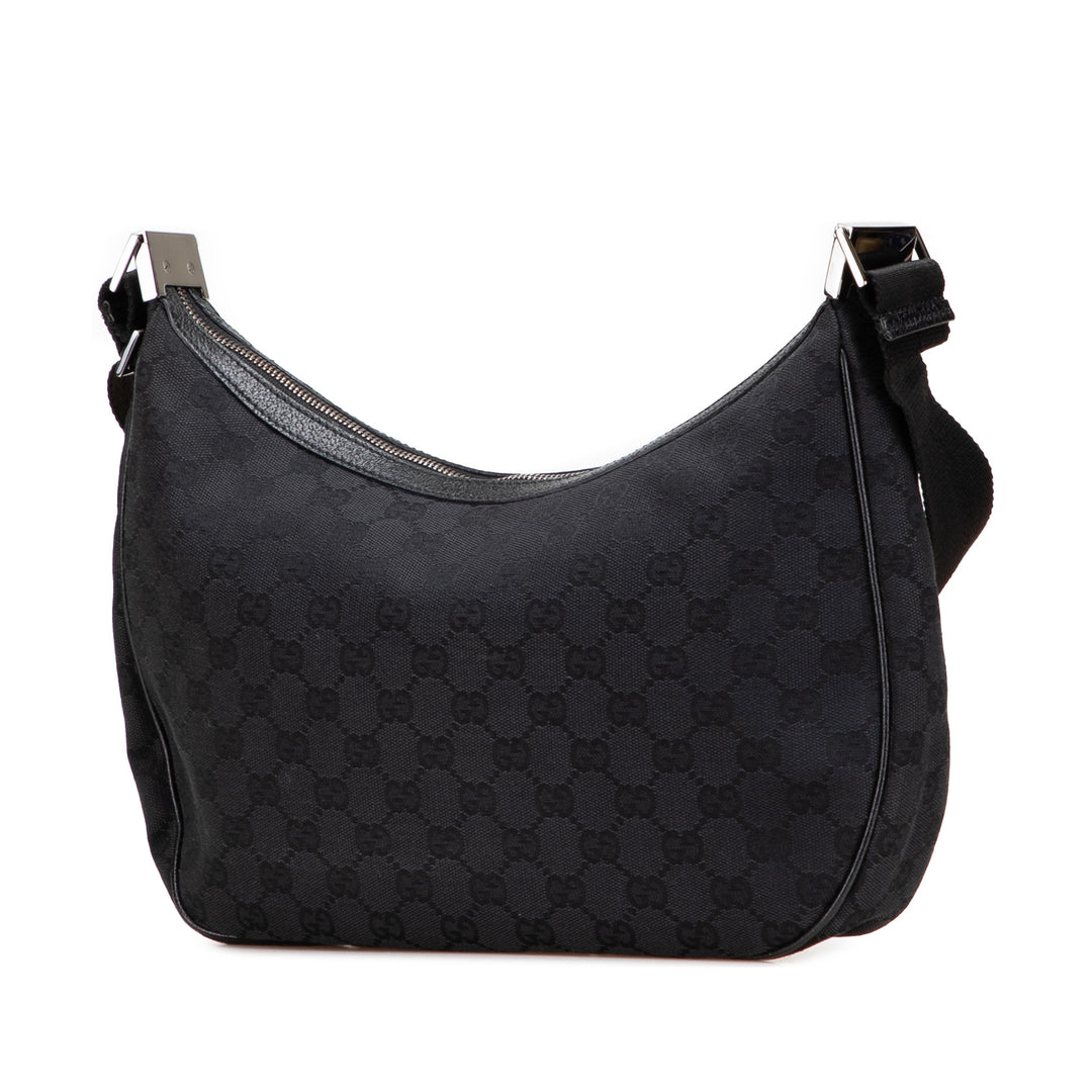 Gucci GG Toile Sac porté croisé Noir