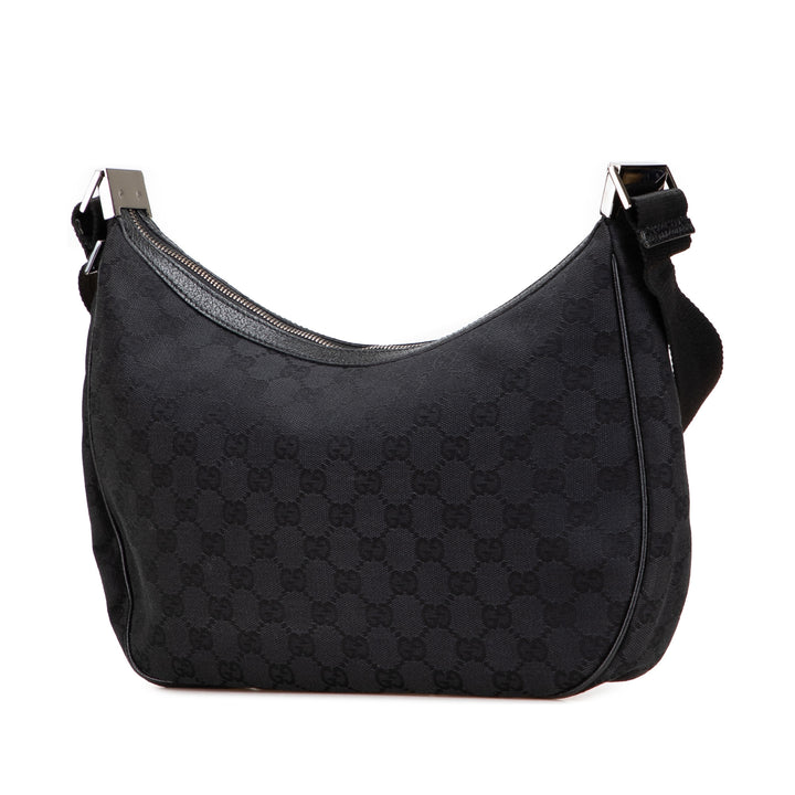 Gucci GG Toile Sac porté croisé Noir