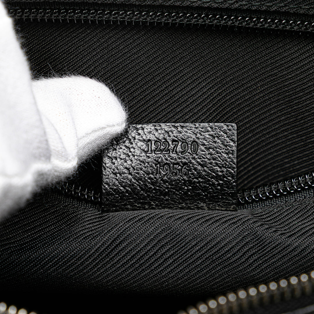 Gucci GG Toile Sac porté croisé Noir