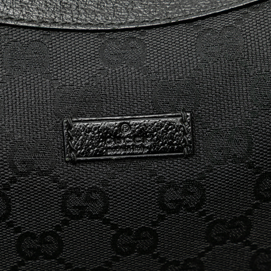 Gucci GG Toile Sac porté croisé Noir