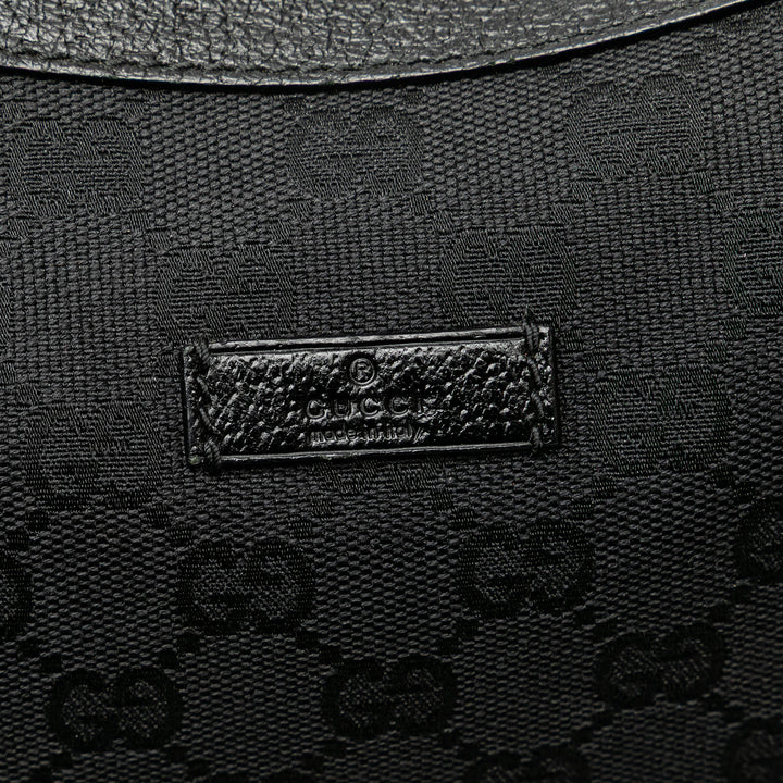 Gucci GG Toile Sac porté croisé Noir