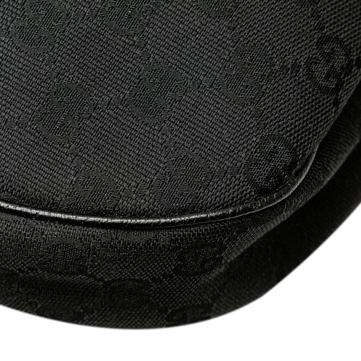 Gucci GG Toile Sac porté croisé Noir