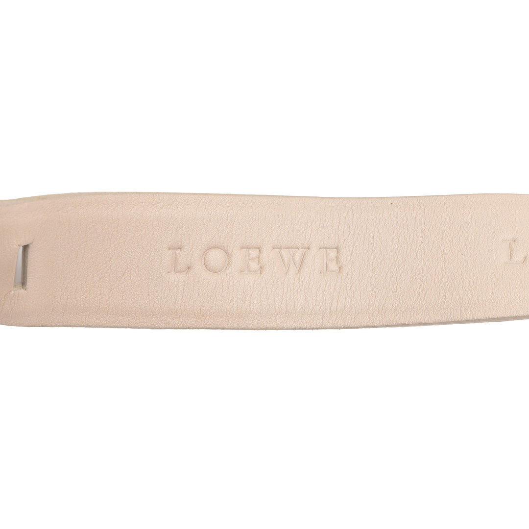 LOEWE Bicolore embossé Repeat Anagram Sac Bleu – vue 5 – GABY PARIS