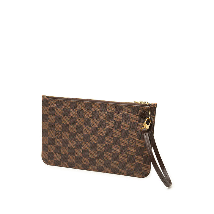 Neverfull Pochette MM Damier Ébène Marron