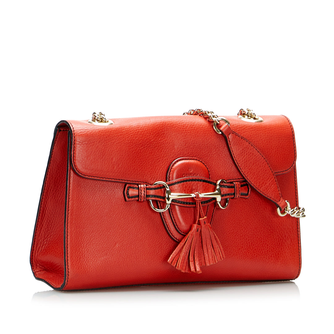 Emily Shoulder Bag Red - Gaby Paris