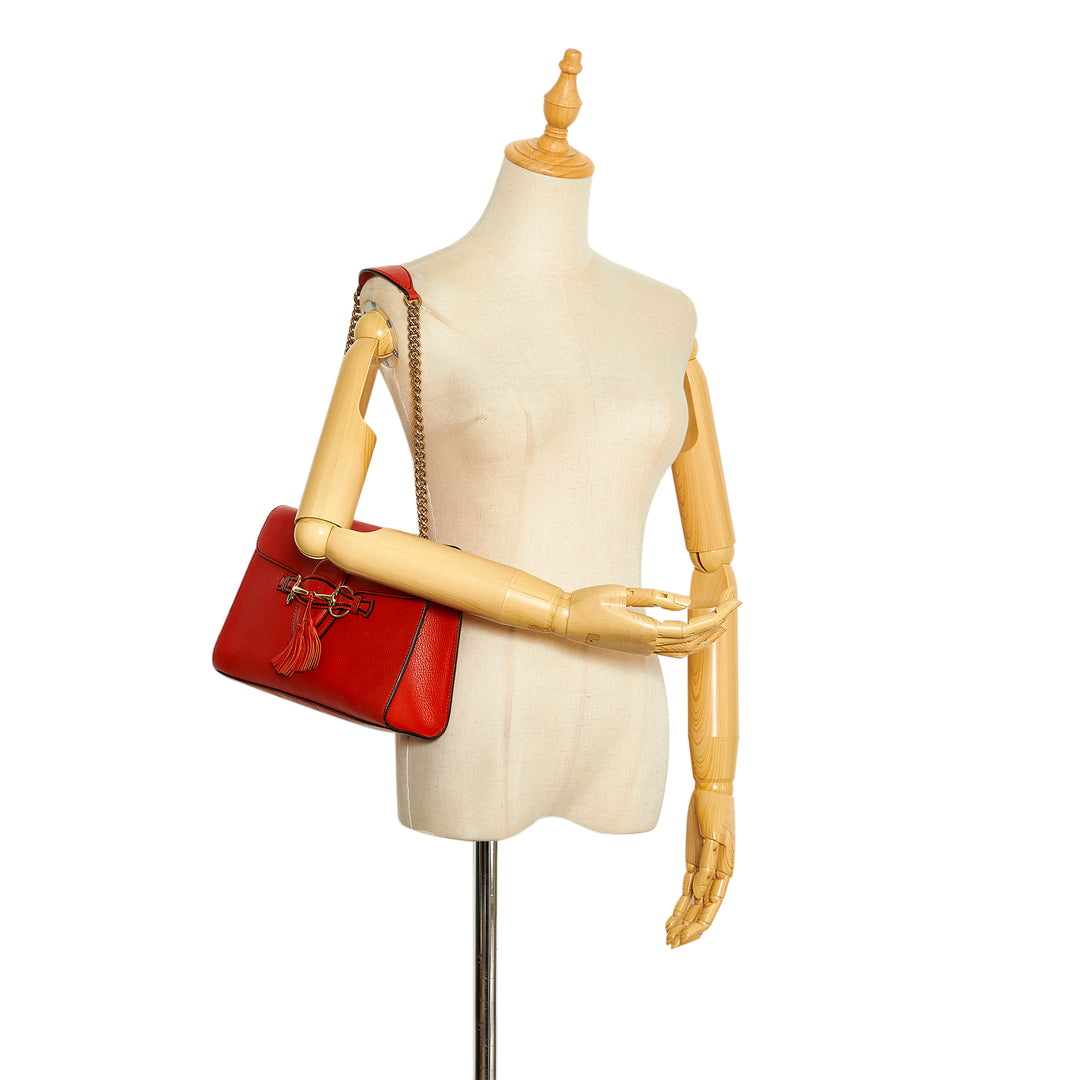 Emily Shoulder Bag Red - Gaby Paris