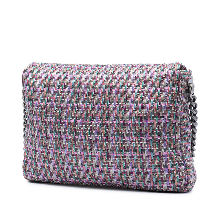 Chanel CC Multicolor Tweed à rabat