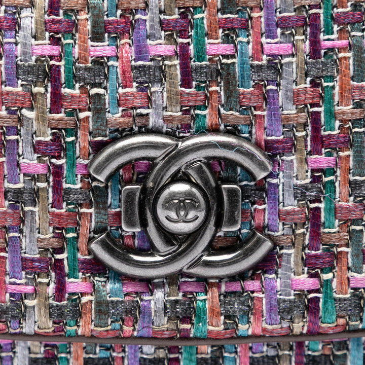Chanel CC Multicolor Tweed à rabat