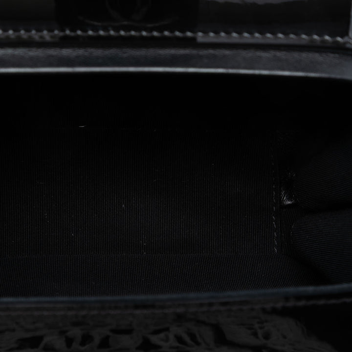 Chanel Glitter Cuir verni Evening On The Moon Camera Étui Multi