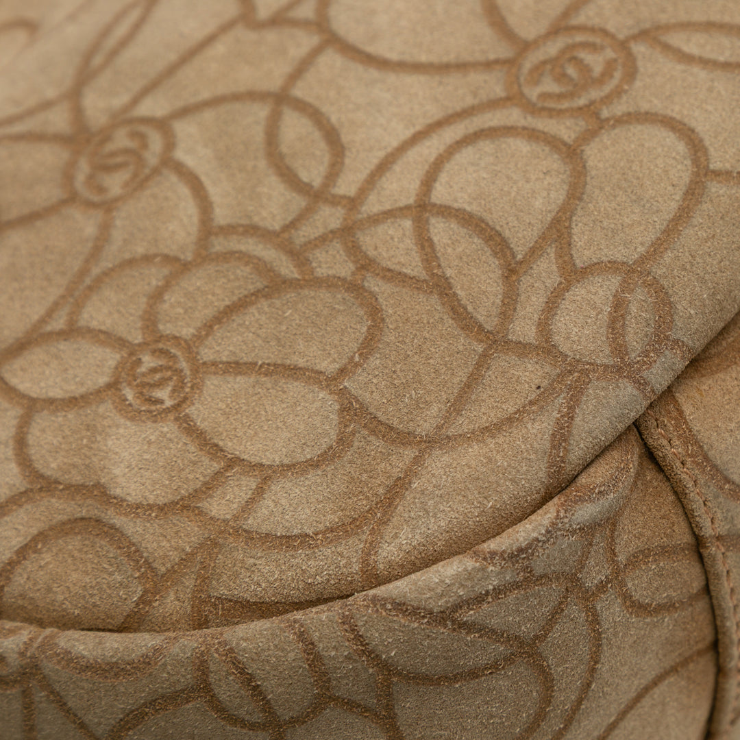 Chanel CC Camellia Hobo Marron