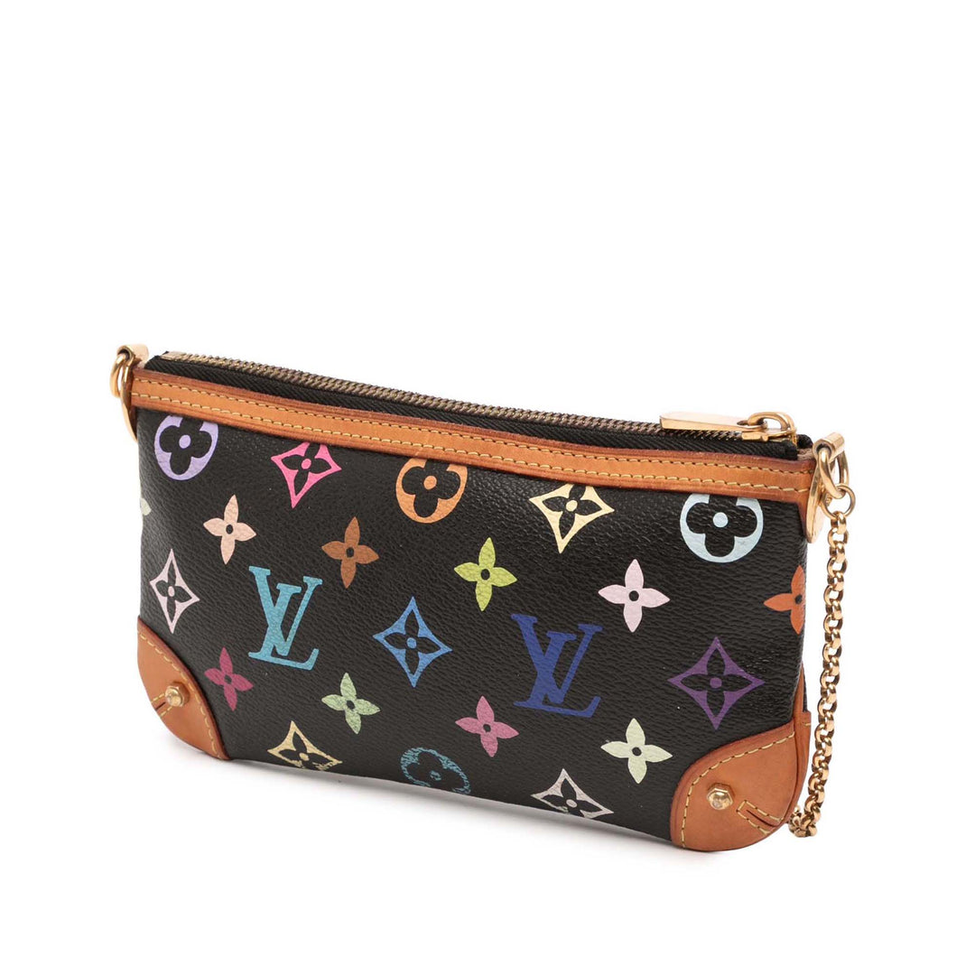 Louis Vuitton Monogram Multicolore Milla Pochette MM Noir