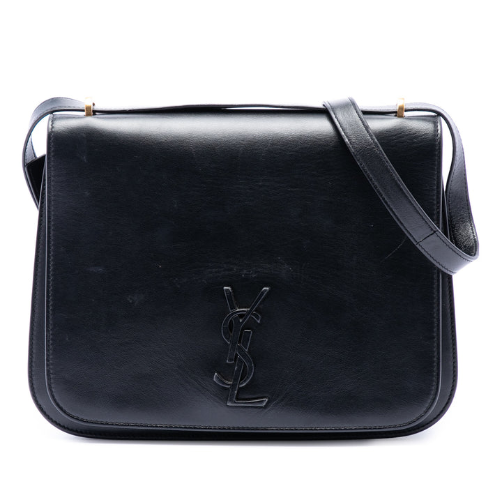 Saint Laurent Medium Smooth Cuir de veau Spontini Sac porté croisé