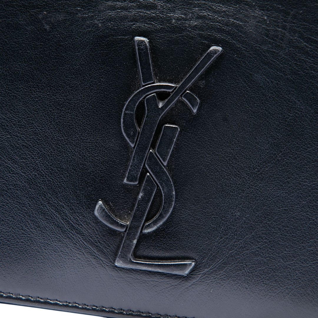 Saint Laurent Medium Smooth Cuir de veau Spontini Sac porté croisé