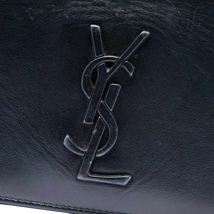 Saint Laurent Medium Smooth Cuir de veau Spontini Sac porté croisé