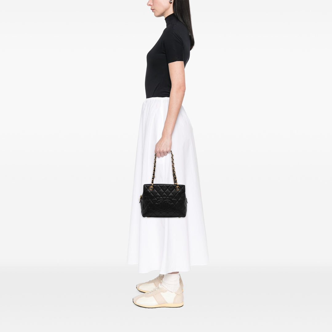 Petite Timeless Cabas Cuir caviar Noir