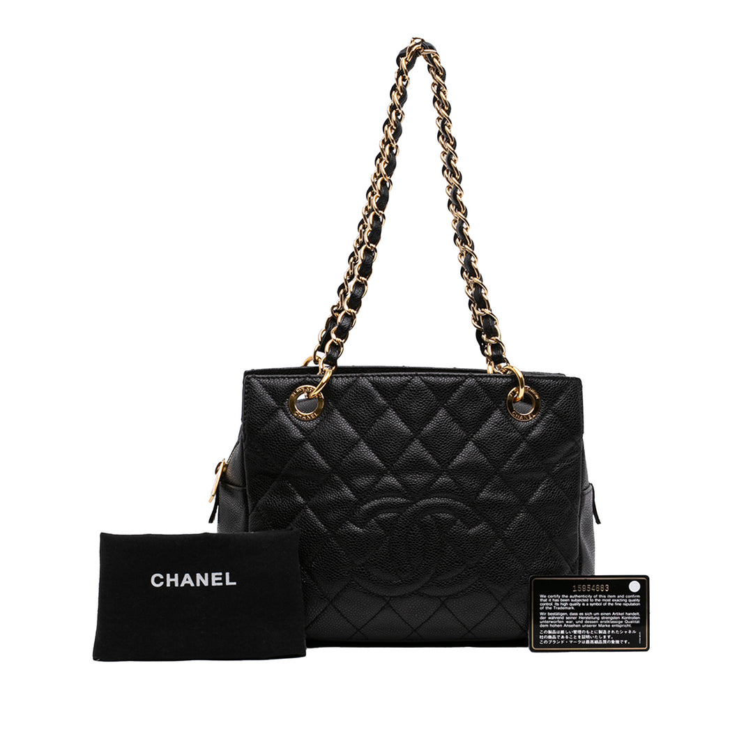 Petite Timeless Cabas Cuir caviar Noir